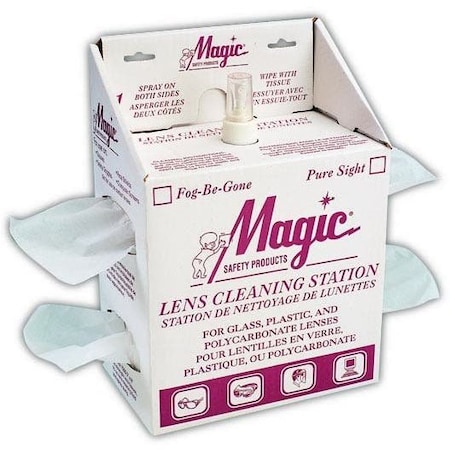 Magid Magic Safety Large Disposable Lens Cleaning Station  Fog Be Gone, 4PK 1200FBG